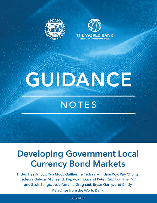 Guidance Note For Developing Government Local Currency Bond Markets