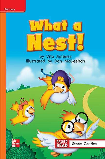 Book cover of What a Nest! [Approaching Level, Grade 1]
