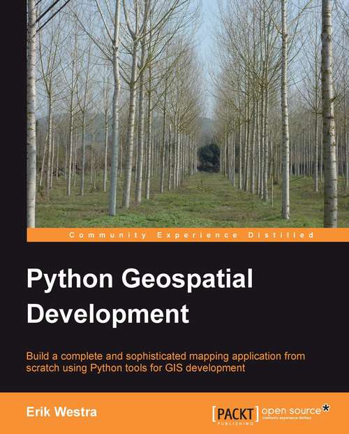 Book cover of Python Geospatial Development