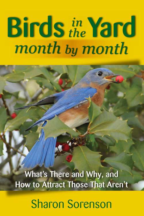 Book cover of Birds in the Yard Month by Month