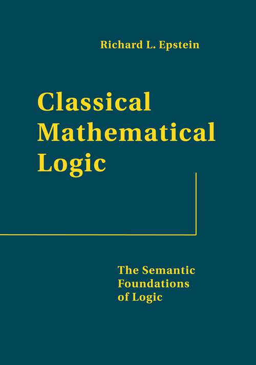 Book cover of Classical Mathematical Logic