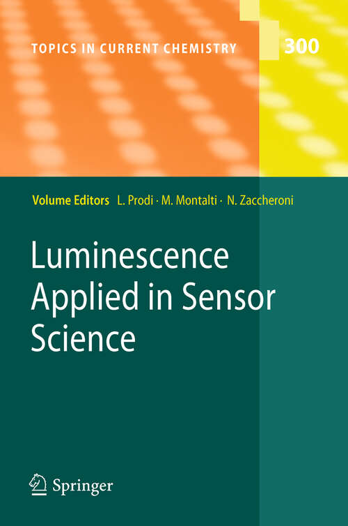 Book cover of Luminescence Applied in Sensor Science