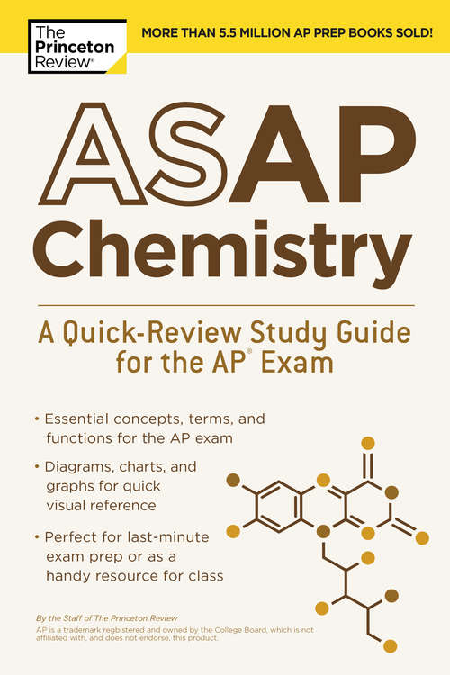 Book cover of ASAP Chemistry: A Quick-Review Study Guide for the AP Exam (College Test Preparation)