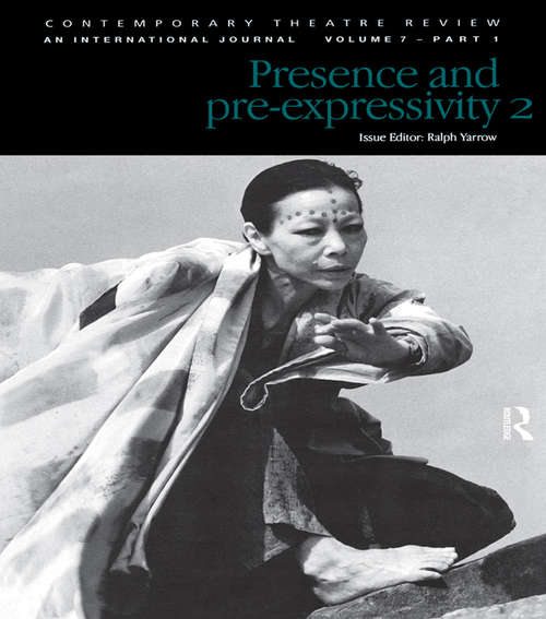 Book cover of Presence and Pre-Expressivity 2