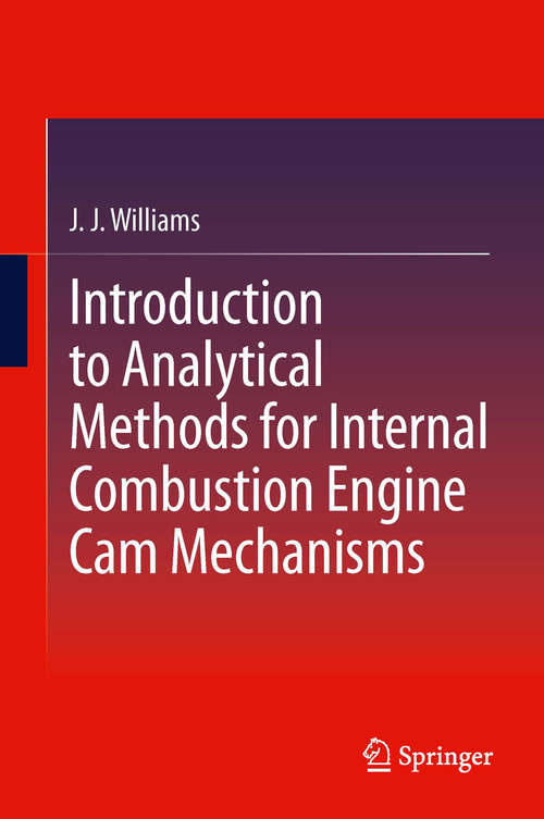 Book cover of Introduction to Analytical Methods for Internal Combustion Engine Cam Mechanisms