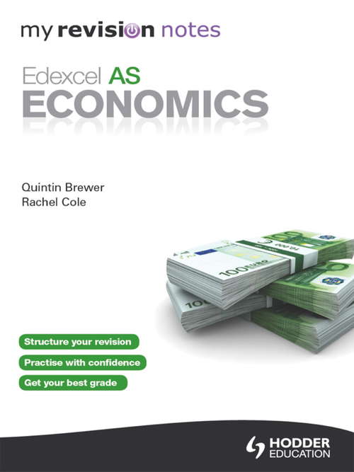 Book cover of My Revision Notes: Edexcel AS Economics eBook ePub