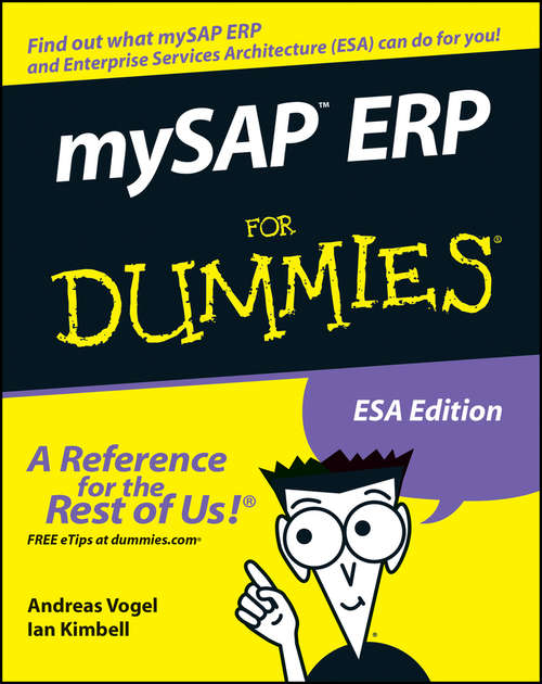 Book cover of mySAP ERP For Dummies