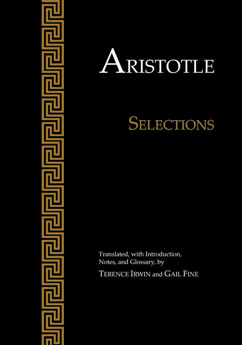 Book cover of Aristotle: Selections