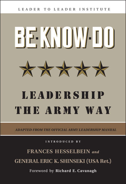 Book cover of Be * Know * Do