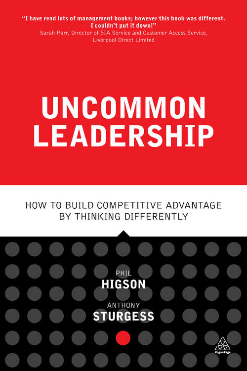 Book cover of Uncommon Leadership