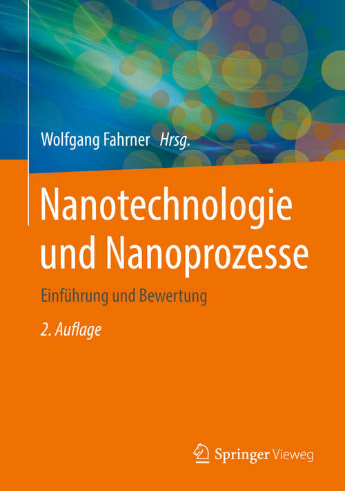 Book cover of Nanotechnologie und Nanoprozesse