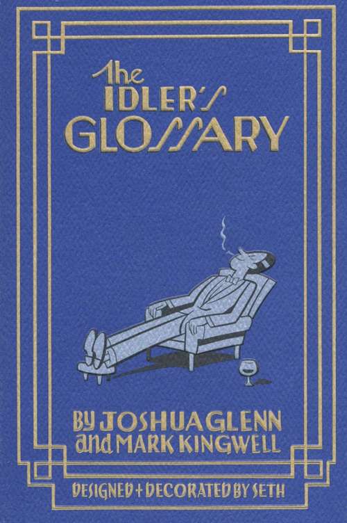 Book cover of The Idler's Glossary