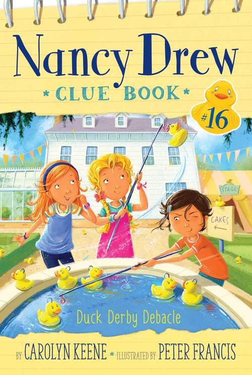 Book cover of Duck Derby Debacle (Nancy Drew Clue Book #16)