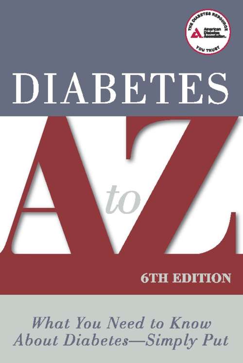Book cover of Diabetes A to Z