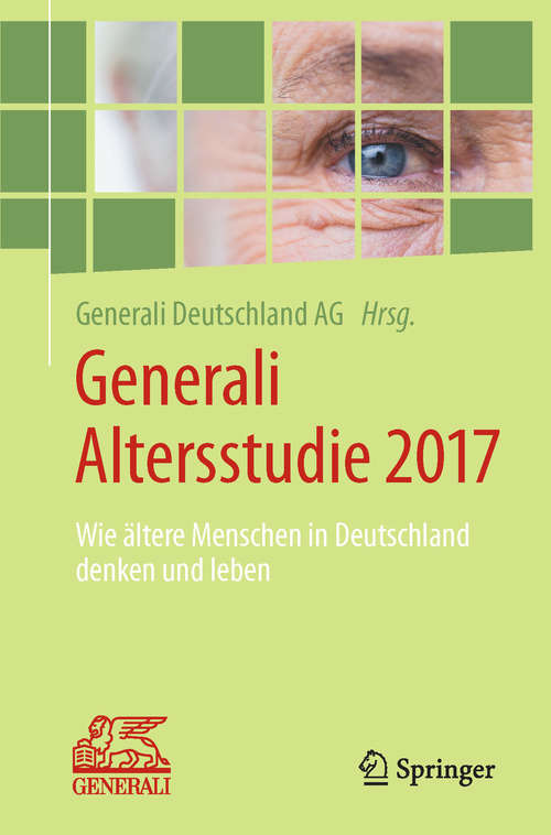 Book cover of Generali Altersstudie 2017