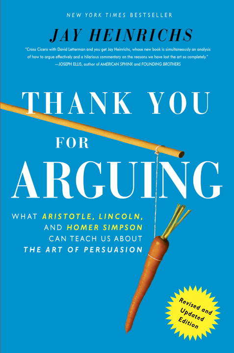 Book cover of Thank You For Arguing, Revised and Updated Edition