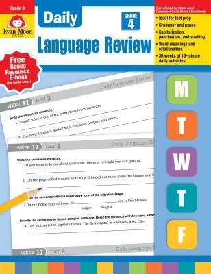 Book cover of Daily Language Review (Grade #4)