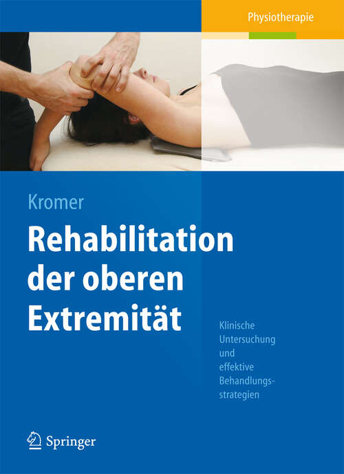 Book cover of Rehabilitation der oberen Extremität