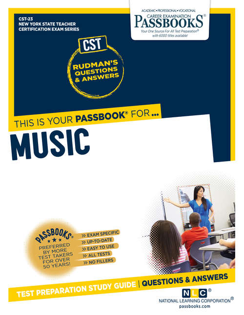 Book cover of Music: Passbooks Study Guide (New York State Teacher Certification Examination Series (NYSTCE): Vol. Ap-15)
