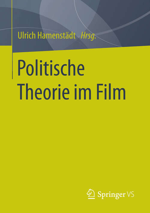 Book cover of Politische Theorie im Film