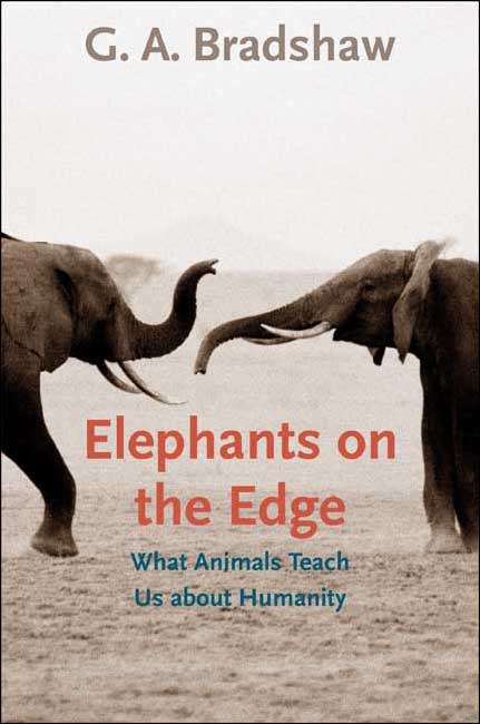 Book cover of Elephants on the Edge: What Animals Teach Us  about Humanity