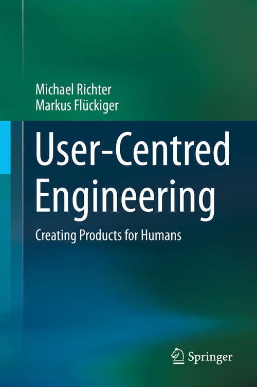 Book cover of User-Centred Engineering