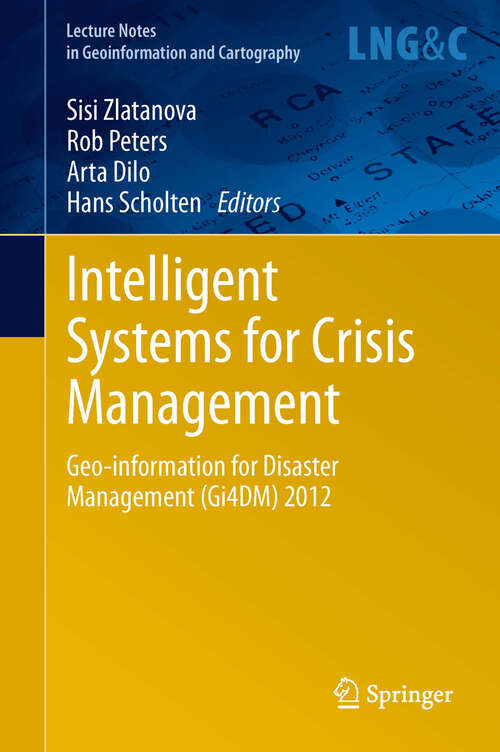 Book cover of Intelligent Systems for Crisis Management