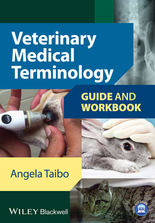 Book cover of Veterinary Medical Terminology Guide and Workbook