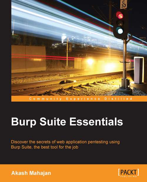 Book cover of Burp Suite Essentials