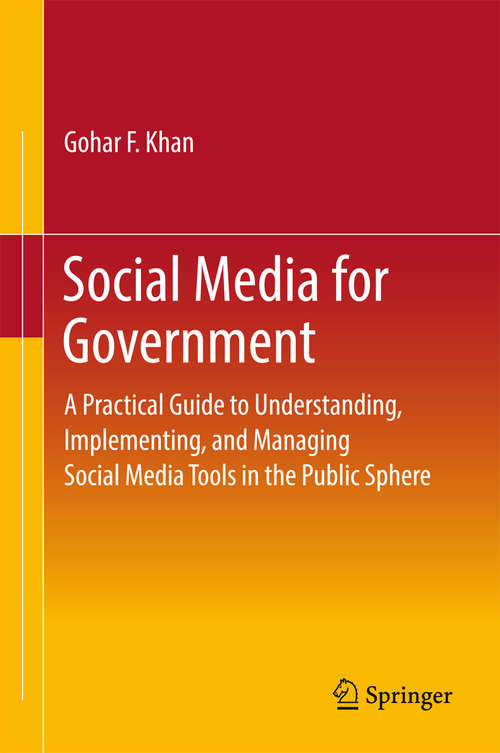 Book cover of Social Media for Government