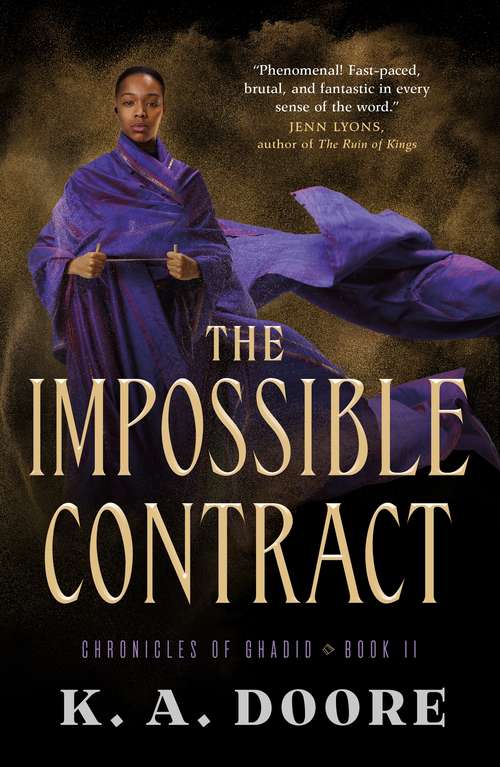 Book cover of The Impossible Contract: Book 2 in the Chronicles of Ghadid (Chronicles of Ghadid #2)