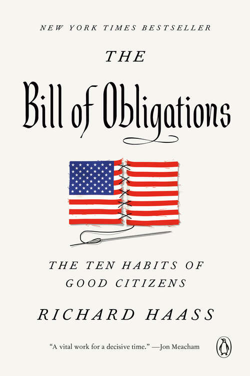 Book cover of The Bill of Obligations: The Ten Habits of Good Citizens