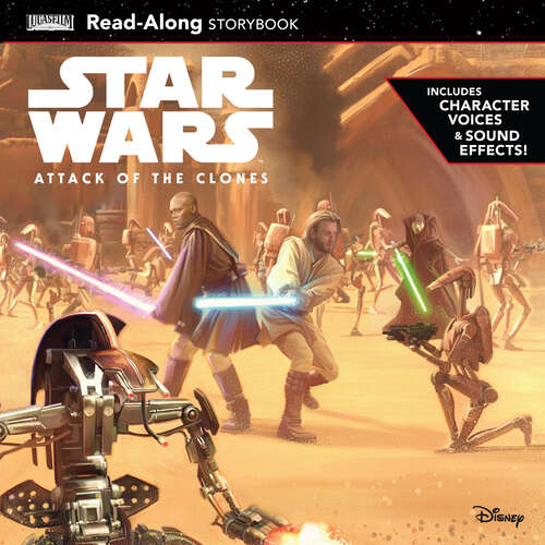 Book cover of Star Wars: Star Wars: Attack of the Clones Read-Along Storybook