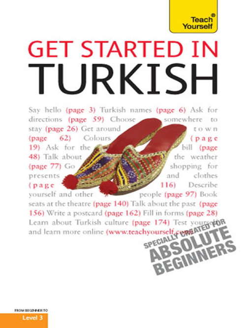 Book cover of Get Started in Beginner's Turkish: Teach Yourself