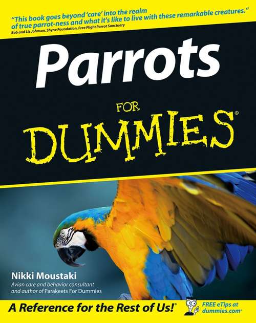 Book cover of Parrots For Dummies
