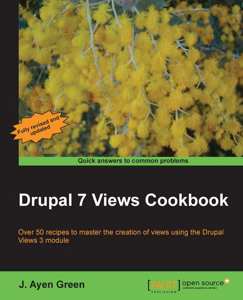 Book cover of Drupal 7 Views Cookbook