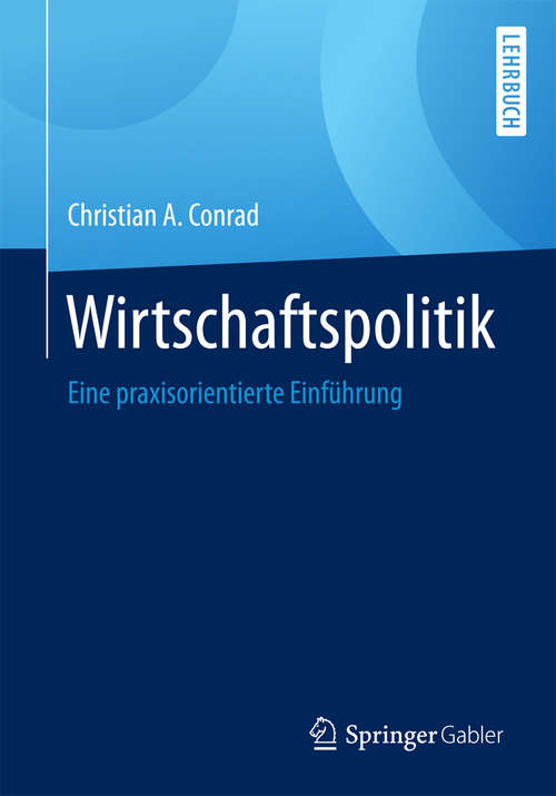 Book cover of Wirtschaftspolitik