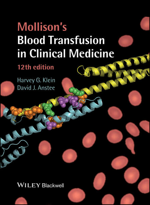 Book cover of Mollison's Blood Transfusion in Clinical Medicine