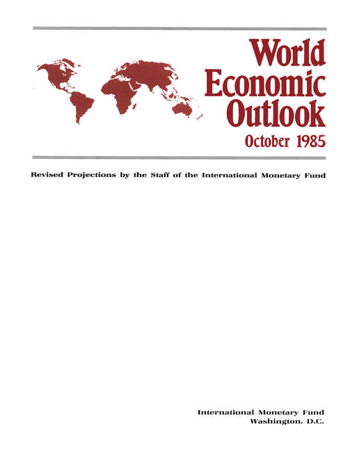 Book cover of World Economic Outlook October 1985