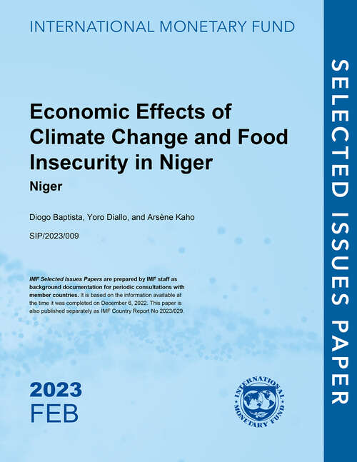 Book cover of Economic Effects of Climate Change and Food Insecurity in Niger: Niger