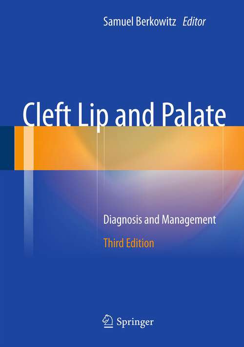 Book cover of Cleft Lip and Palate: Diagnosis and Management