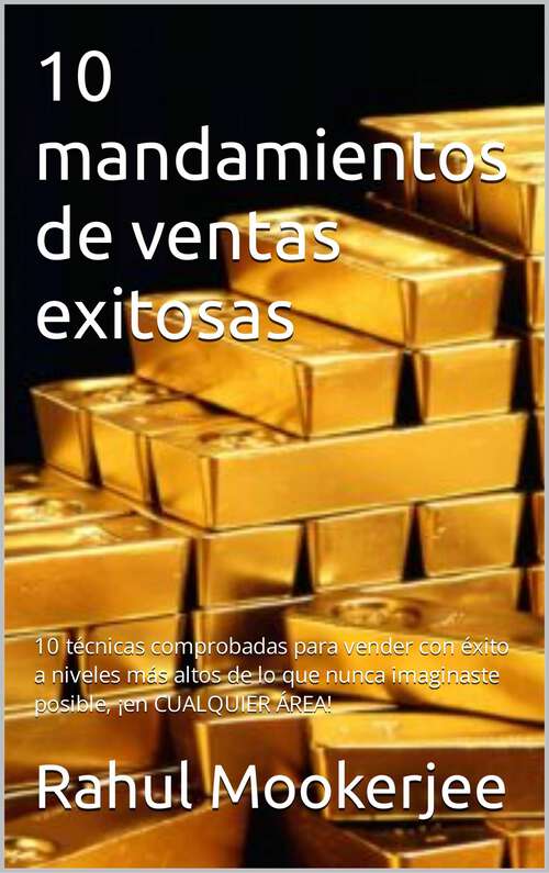 Book cover of 10 mandamientos de ventas exitosas