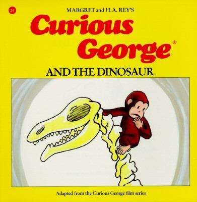 Book cover of Curious George and the Dinosaur