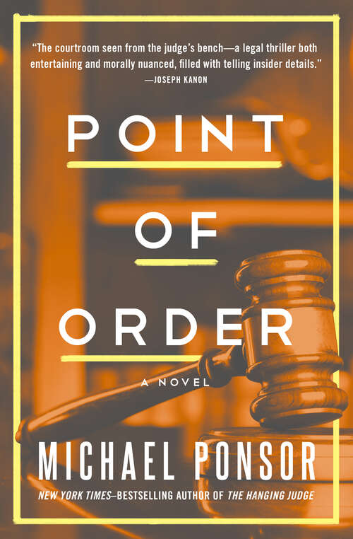 Book cover of Point of Order (The Judge Norcross Novels)
