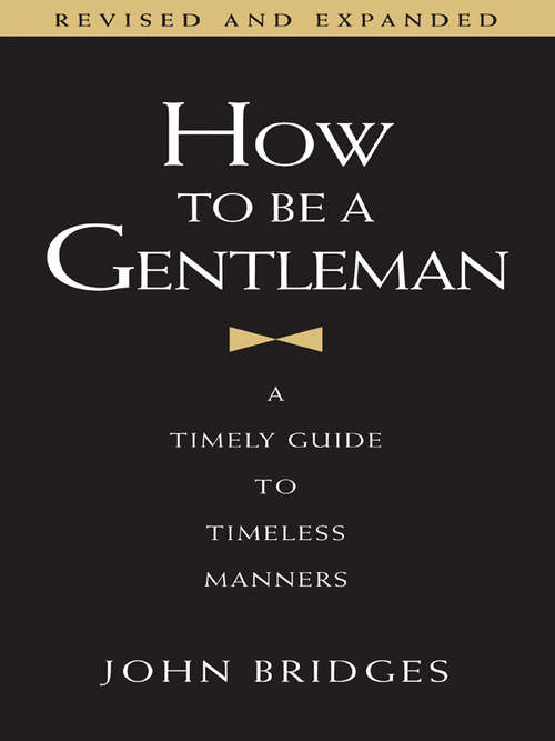 Book cover of How to Be a Gentleman