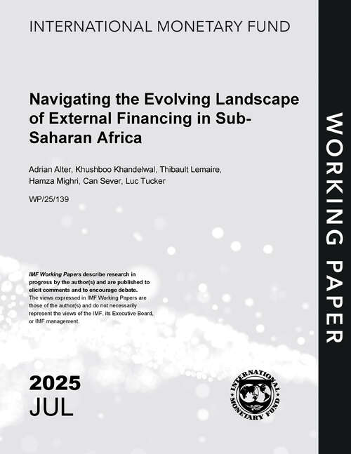 Book cover of Navigating the Evolving Landscape of External Financing in Sub-Saharan Africa