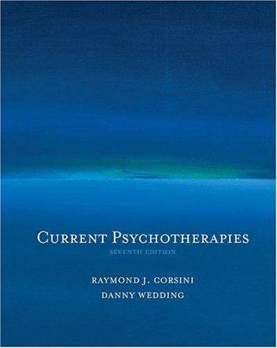 Book cover of Current Psychotherapies (7th edition)