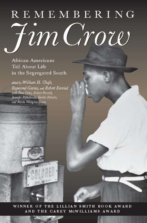Book cover of Remembering Jim Crow