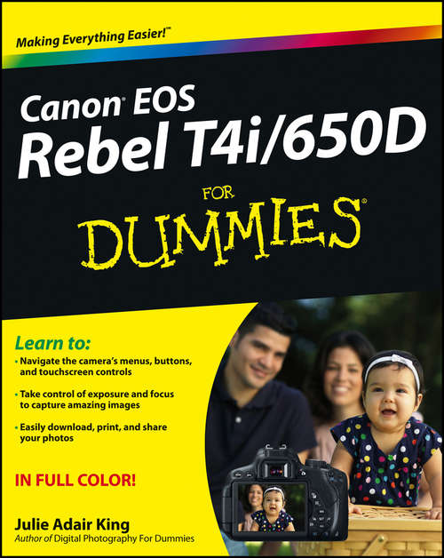 Book cover of Canon EOS Rebel T3i/600D For Dummies