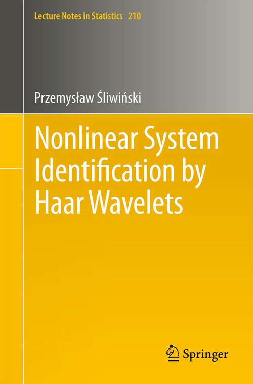 Book cover of Nonlinear System Identification by Haar Wavelets